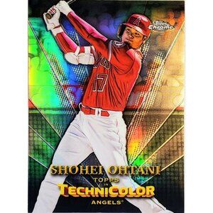 SHOHEI OHTANI REFRACTOR "TOPPS IN TECHNICOLOR" 2023 TOPPS CHROME #TT-2, ANGELS